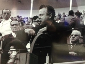 Orson Welles en una corrida de toros