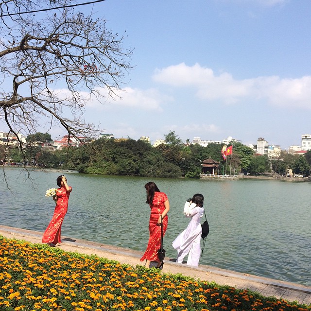 Novias de Año Nuevo Chino, Almuerzo en Familia y Palacio Presidencial en Vietnam