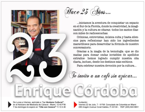 23 Años Enrique Cordoba