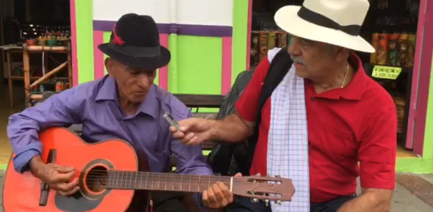 Personajes de la Calle Real de Salento, Quindio, Colombia