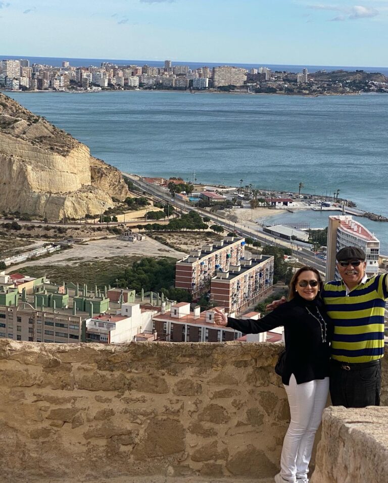 El castillo histórico de Alicante